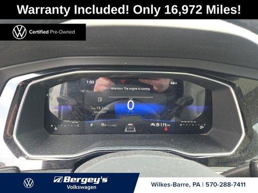 Opal White 2023 Volkswagen Jetta 1.5T SE