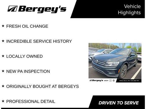 Moss Green 2019 Volkswagen Tiguan 2.0T SE 4MOTION