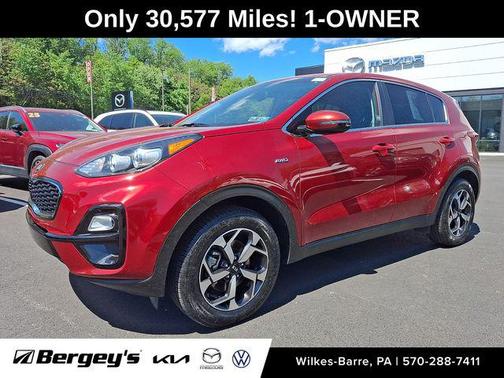 Hyper Red 2021 Kia Sportage LX