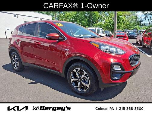 Hyper Red 2021 Kia Sportage LX