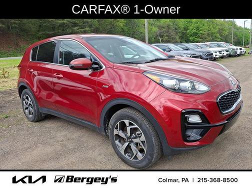 Hyper Red 2021 Kia Sportage LX