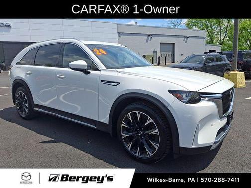 Rhodium White Premium 2024 Mazda CX-90 PHEV Premium