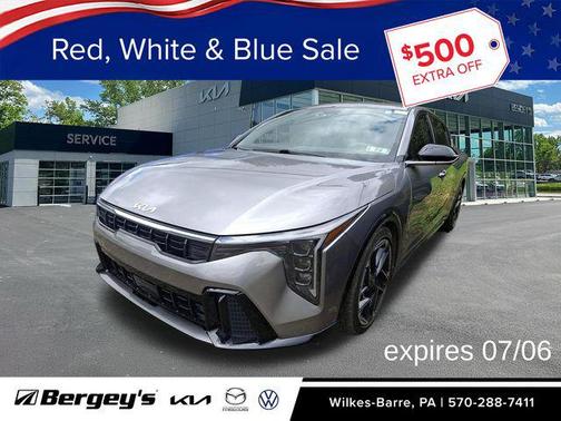 Steel Gray 2025 Kia K4 GT-Line