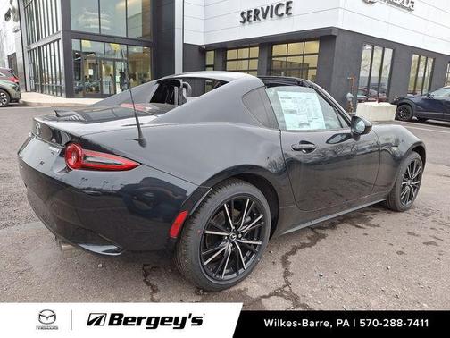 Jet Black Mica 2024 Mazda MX-5 Miata RF Grand Touring