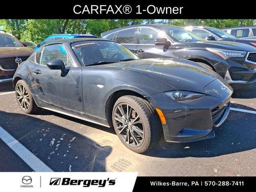 Jet Black Mica 2024 Mazda MX-5 Miata RF Grand Touring