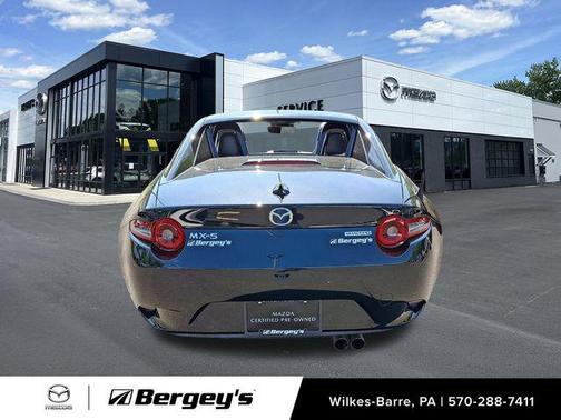 Jet Black Mica 2024 Mazda MX-5 Miata RF Grand Touring