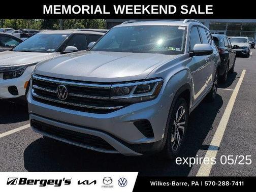 Silver Metallic 2023 Volkswagen Atlas 3.6L SEL