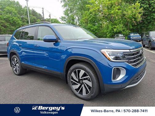 Mountain Lake Blue Metallic 2026 Volkswagen Atlas 2.0T SE w/Technology 4MOTION