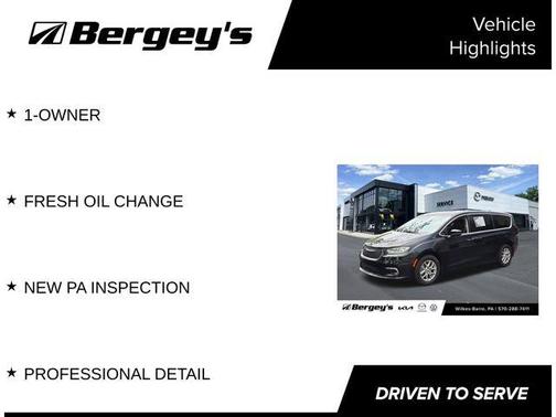 Diamond Black Crystal Pearlcoat 2024 Chrysler Pacifica Touring L