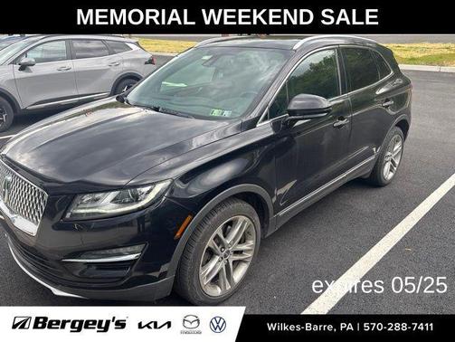 Infinite Black Metallic 2019 Lincoln MKC Reserve
