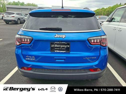 Laser Blue Pearlcoat 2020 Jeep Compass Limited