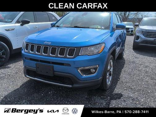 Laser Blue Pearlcoat 2020 Jeep Compass Limited