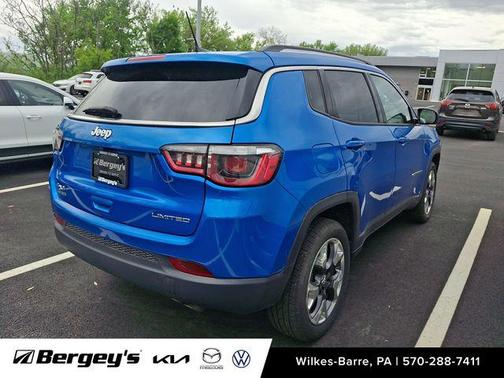 Laser Blue Pearlcoat 2020 Jeep Compass Limited