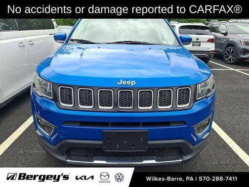 Laser Blue Pearlcoat 2020 Jeep Compass Limited