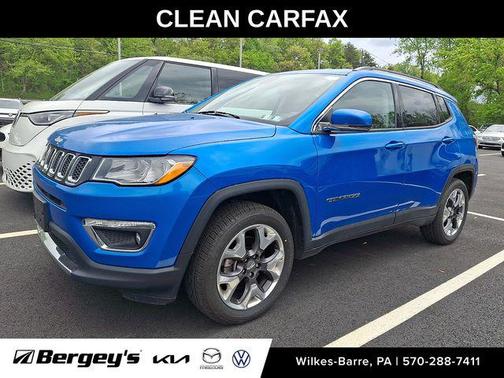 Laser Blue Pearlcoat 2020 Jeep Compass Limited