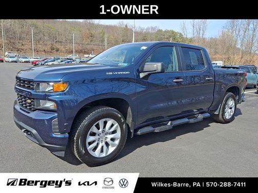Northsky Blue Metallic 2020 Chevrolet Silverado 1500 Custom