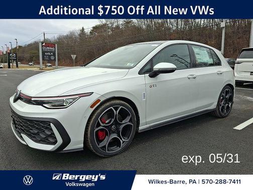 opal white pearl 2026 Volkswagen Golf GTI 2.0T S DSG