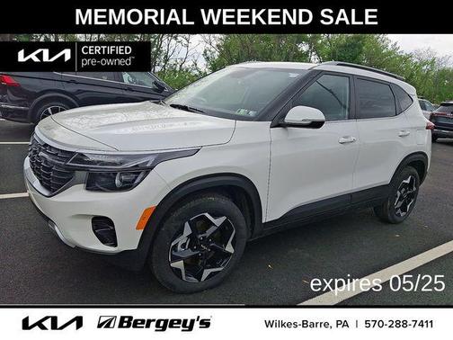 Snow White Pearl 2025 Kia Seltos EX