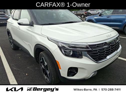 Snow White Pearl 2025 Kia Seltos EX