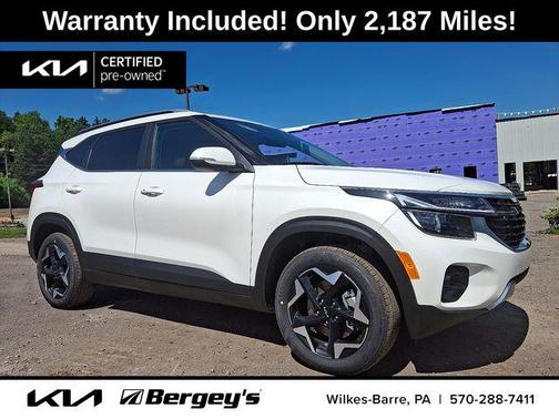 Snow White Pearl 2025 Kia Seltos EX