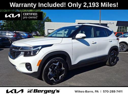 Snow White Pearl 2025 Kia Seltos EX