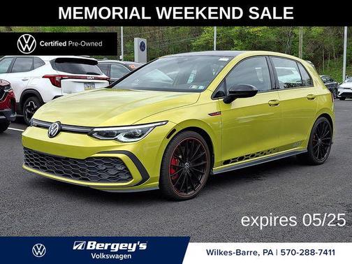 Polemo Yellow w/Black Roof 2023 Volkswagen Golf GTI 1.4T TSI