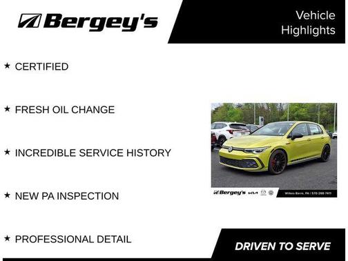 Polemo Yellow w/Black Roof 2023 Volkswagen Golf GTI 1.4T TSI