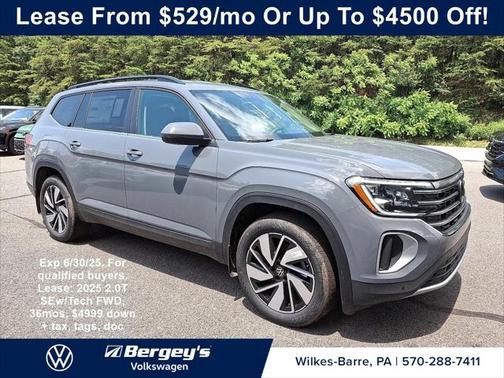 2025 Volkswagen Atlas 2.0T SE w/Technology 4MOTION