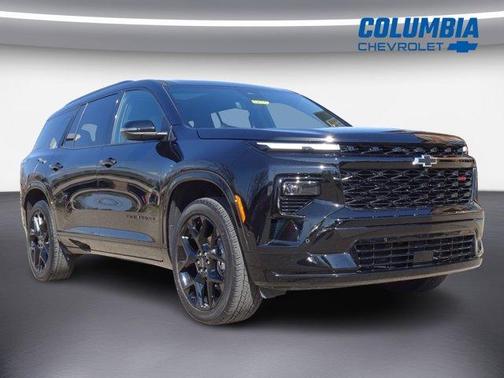Black Metallic 2024 Chevrolet Traverse RS