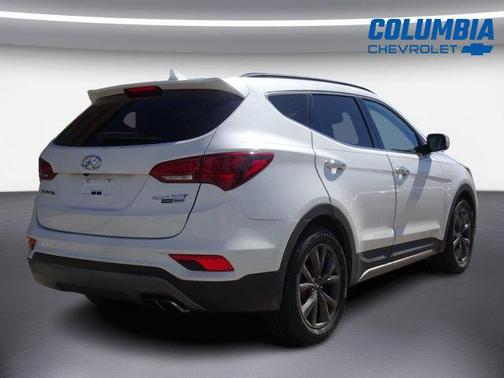Frost White Pearl 2018 Hyundai Santa Fe Sport 2.0L Turbo Ultimate