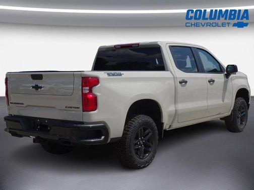 White Sand 2026 Chevrolet Silverado 1500 Custom Trail Boss