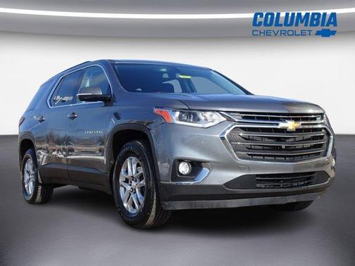 Steel Metallic 2019 Chevrolet Traverse LT Cloth