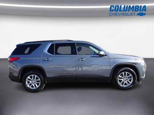Steel Metallic 2019 Chevrolet Traverse LT Cloth