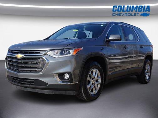 Steel Metallic 2019 Chevrolet Traverse LT Cloth