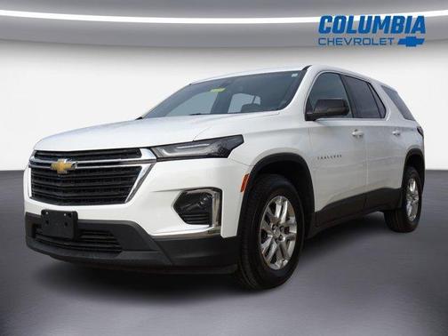 Summit White 2022 Chevrolet Traverse LS