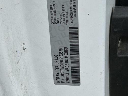 2020 RAM ProMaster 2500 High Roof