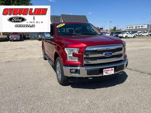 Ruby Red Metallic 2017 Ford F-150 Lariat