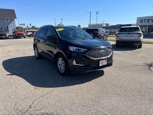Agate Black Metallic 2024 Ford Edge SEL