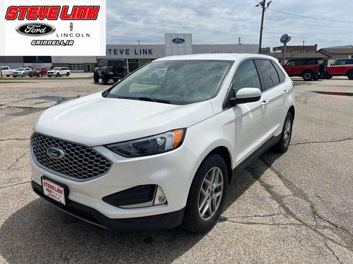 Star White Metallic Tri-Coat 2024 Ford Edge SEL