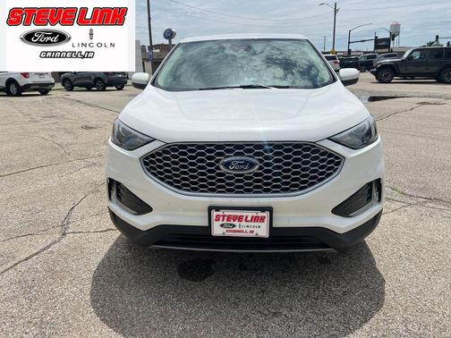 Star White Metallic Tri-Coat 2024 Ford Edge SEL