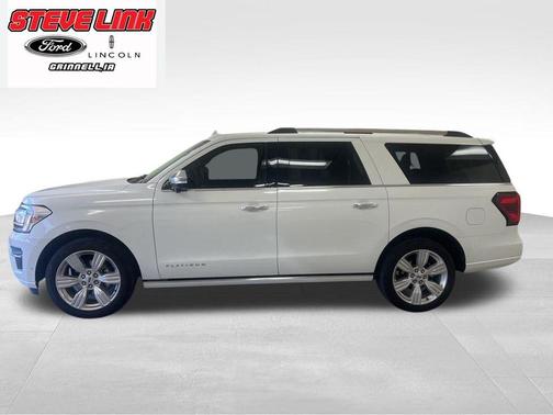 Star White Metallic Tri-Coat 2024 Ford Expedition Max Platinum