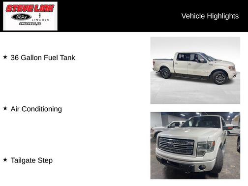 White Platinum Clearcoat Metallic 2013 Ford F-150 Limited