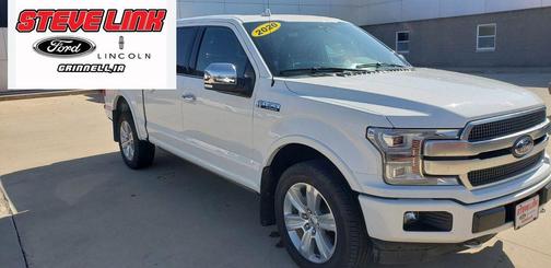 Star White Metallic Tri-Coat 2020 Ford F-150 Platinum