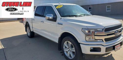 Star White Metallic Tri-Coat 2020 Ford F-150 Platinum