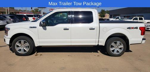 Star White Metallic Tri-Coat 2020 Ford F-150 Platinum
