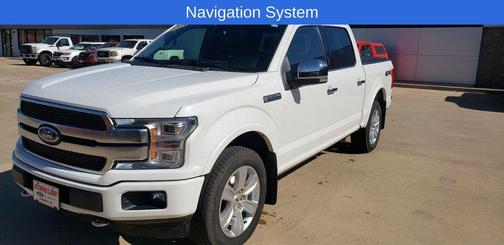 Star White Metallic Tri-Coat 2020 Ford F-150 Platinum