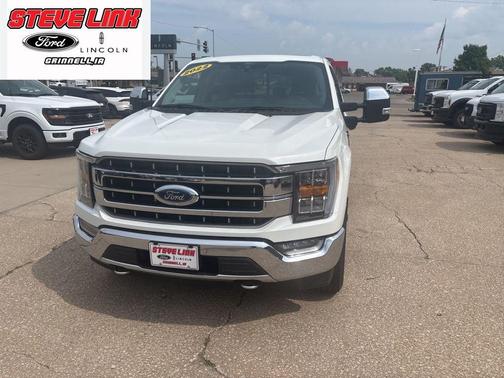 Star White Metallic Tri-Coat 2022 Ford F-150 Lariat