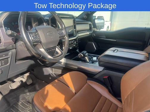 Star White Metallic Tri-Coat 2021 Ford F-150 Platinum