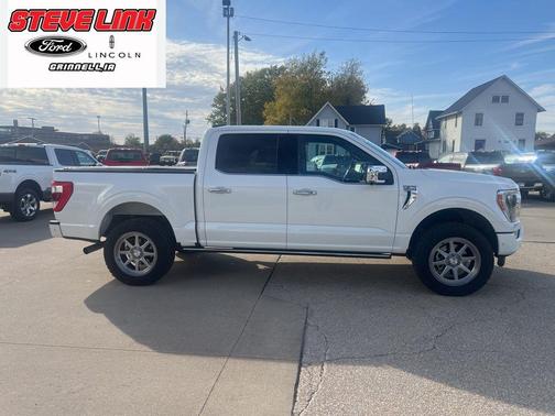 Star White Metallic Tri-Coat 2021 Ford F-150 Platinum