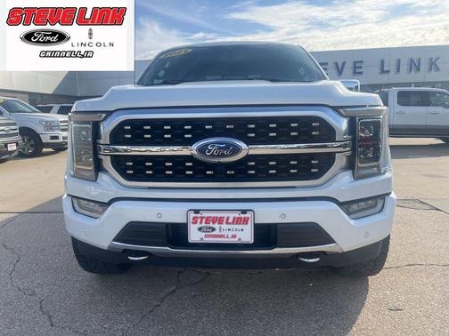 Star White Metallic Tri-Coat 2021 Ford F-150 Platinum